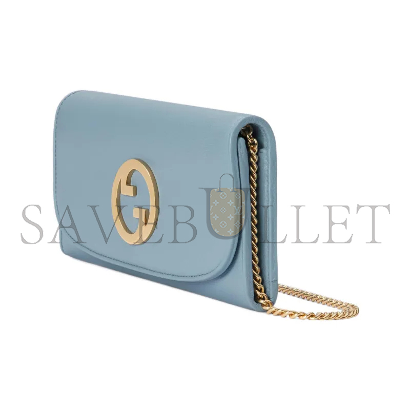 GUCCI BLONDIE WALLET ON CHAIN 725215 (21*10.5cm)